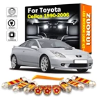 Автомобильные светодиодные лампы ZUORUI Canbus для Toyota Celica 1990-2002 2003 2004 светодиодный 2005
