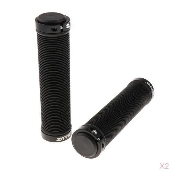 

4 MTB Mountain Bike Handlebar Handle Bar Grips End LOCK-ON Ergonomic