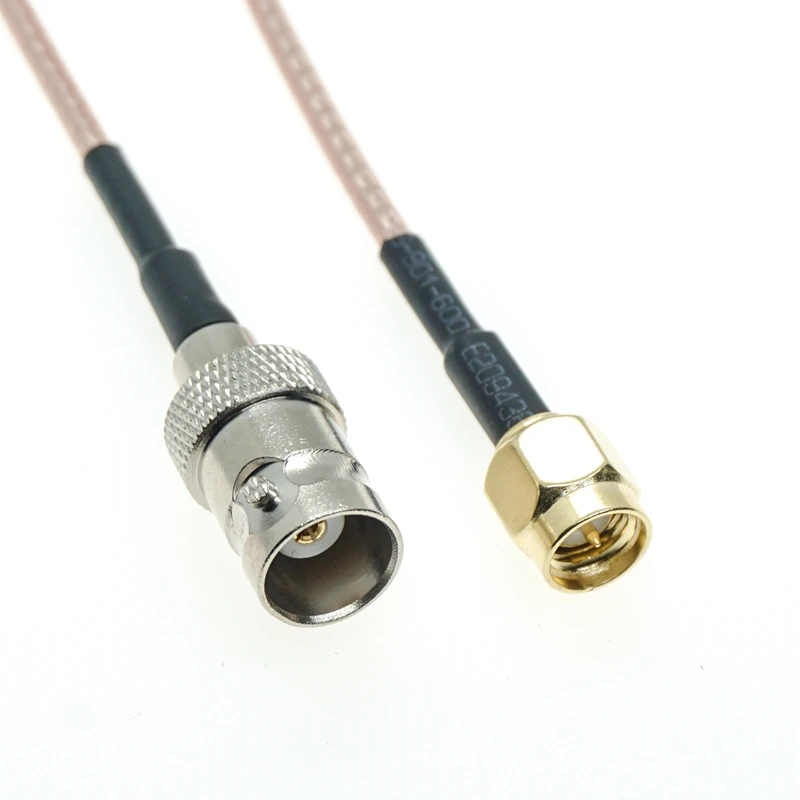 

BNC female to SMA male plug RG316 RG-316 RF Pigtail Coax Coaxial Cable 50ohm Jumper