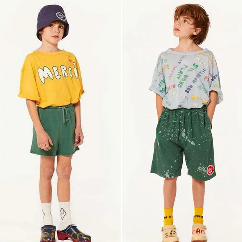 Бренд TAO Детская футболка и штаны для мальчиков девочек модная малышей детские
