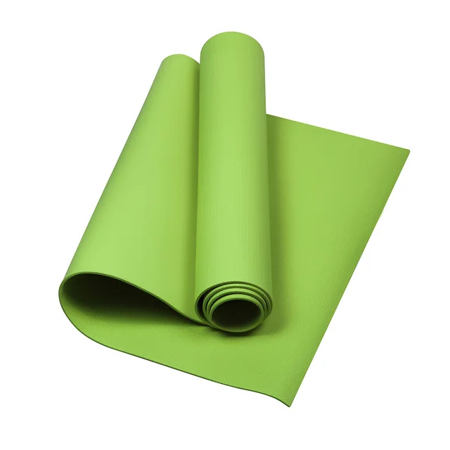 Green 6 мм EVA коврики для йоги, нескользящий Поролоновый коврик для фитнеса, Пилатеса, спортзала, спортивных упражнений, экологичный матрас, тренировочный коврик 173*60*0,6 см - Цвет: Green