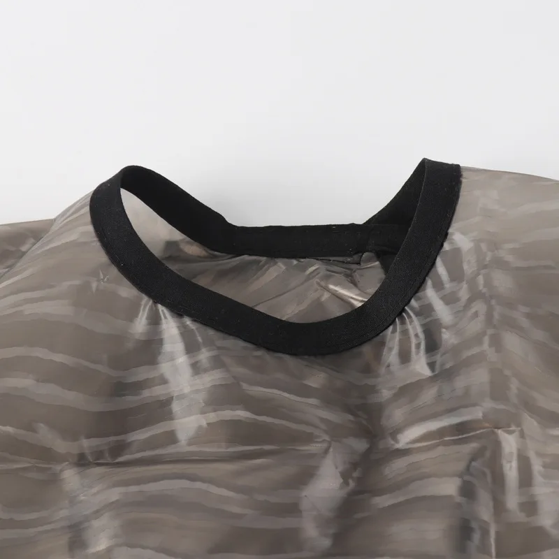 

Transparent Water Ripple Oiled Shawl Easy To Clean Hairdressing Ion Perm Waxing Shawl Cloth Waterproof Hair Cutting Cape