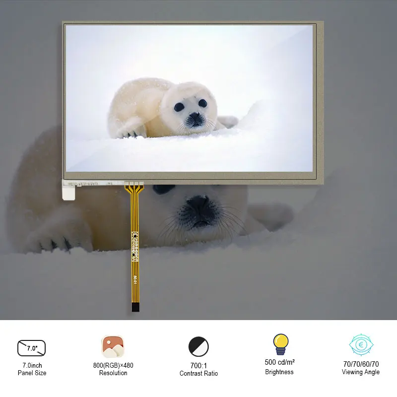 

Original Innolux LW700AT9008 7 Inch LCD Display Screen Withtouch For DVD GPS Car Auto Parts Navigation 800*480 Pad Tablet