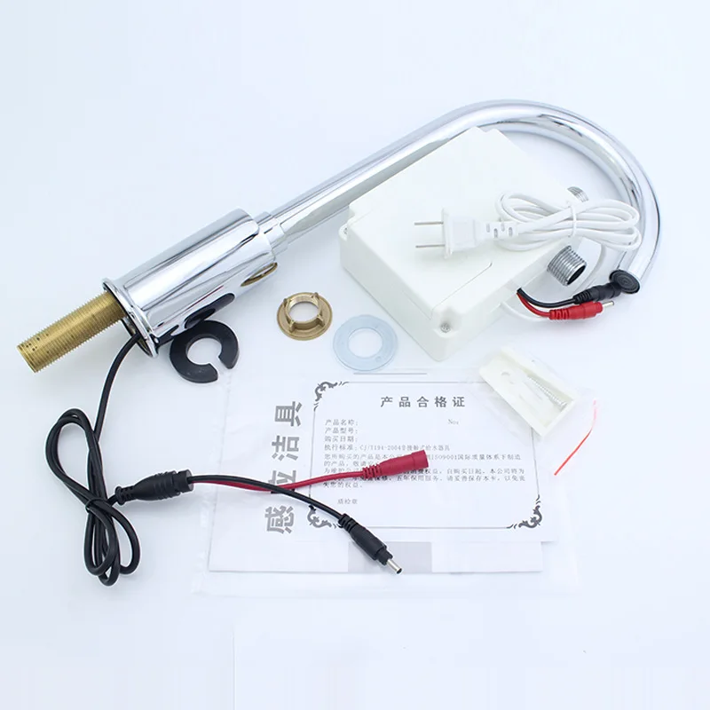 Умные бесконтактные краны для кухонной раковины однорычажные с инфракрасным