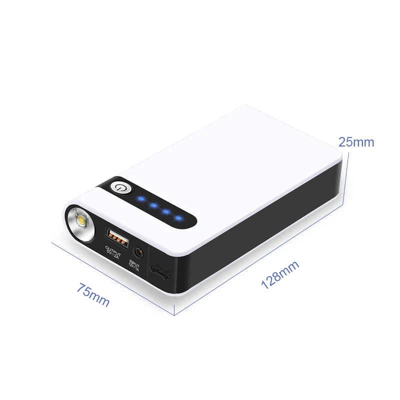 portable mini slim 20000mah car jump starter engine battery charger power bank free global shipping