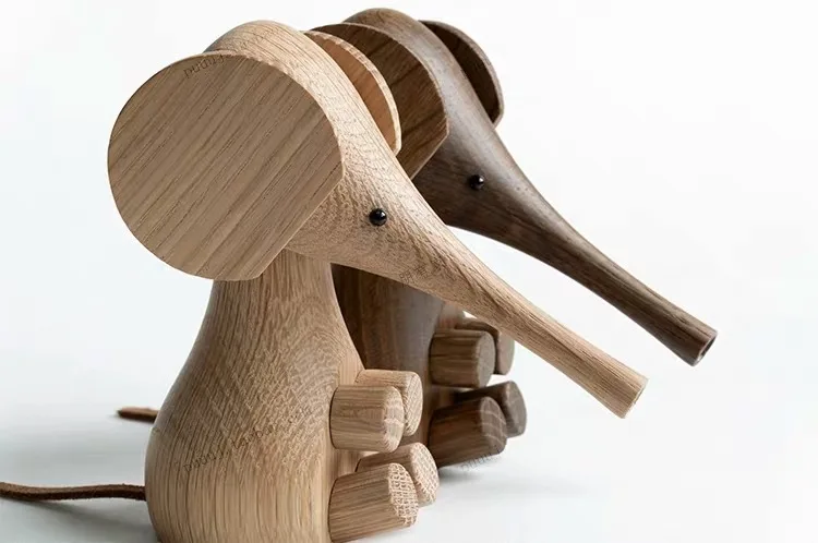 Скандинавский стиль датская деревянная форма животного украшение для дома кошка