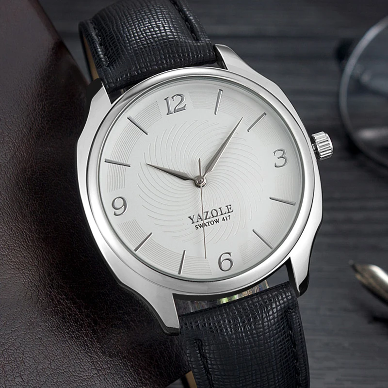 

2019 Mens Watches Top Brand Luxury Yazole Watch Men Watches Fashion Man Quartz Watch Business Gentle Clock Designer reloj hombre