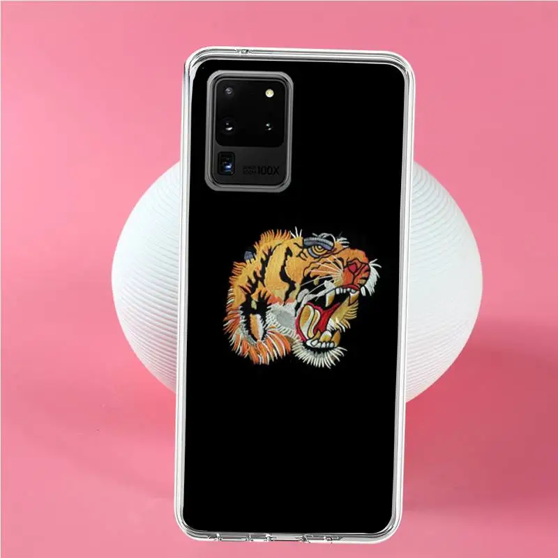 

Cute Animal Tiger Phone Case For Samsung S6 S7 S7 edge S8 S8 Plus S9 S9 Plus S10 S10 plus S10 E(lite)