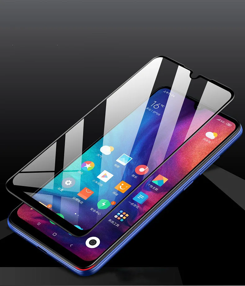 Защитная пленка для экрана Xiaomi redmi note 7 pro закаленное стекло полное покрытие 2.5D mofi