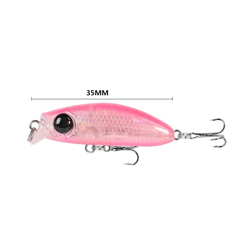 Мини-воблер Minnow 35 мм/2 5g вялая блесна приманка для рыбалки искусственные Пластик