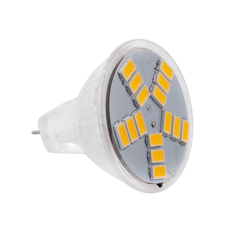

7W MR11 GU4 600LM LED Bulb Lamp 15 5630SMD Warm White Light