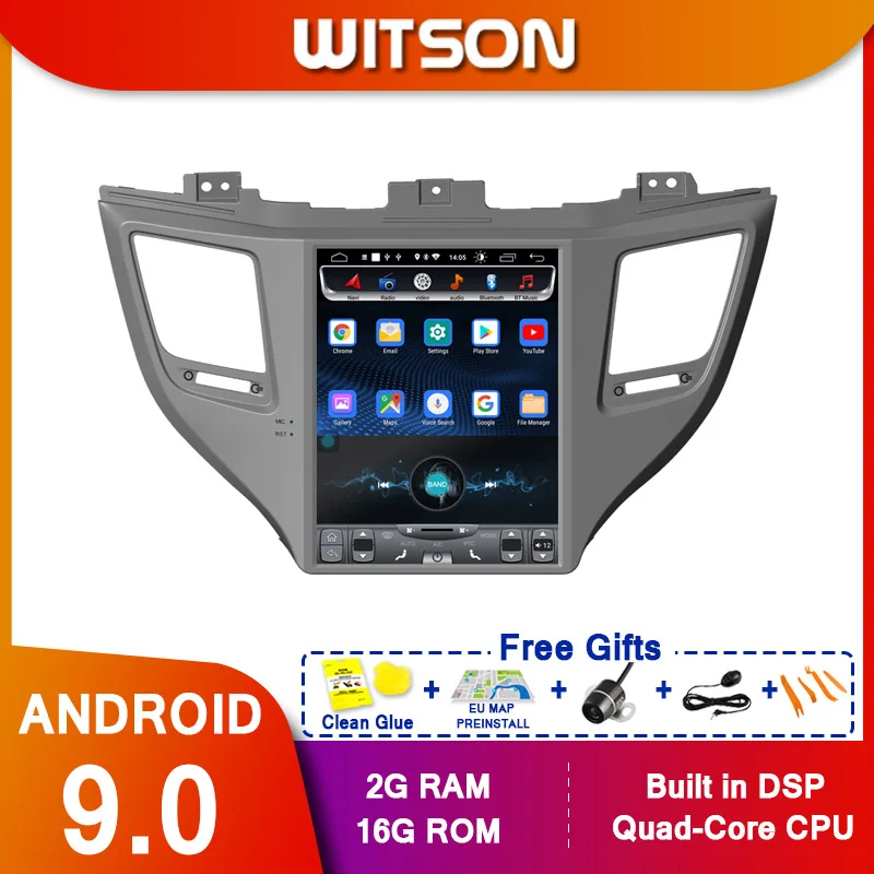 Автомобильный мультимедийный плеер WITSON на Android 9 0 с вертикальным экраном GPS