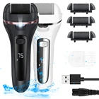 Электрическая пилка для ног, шлифовальный инструмент для педикюра и пяток с USB-зарядкой, профессиональный инструмент для ухода за ногами, средство для удаления огрубевшей кожи и мозолей