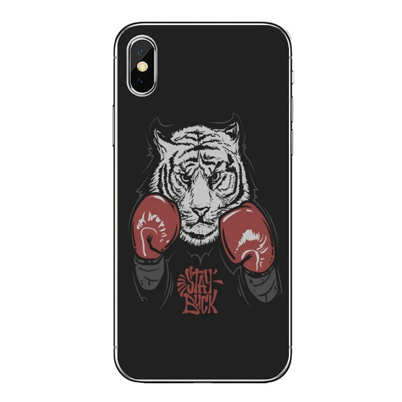 Боксерские перчатки силиконовый чехол для телефона iPhone 12 11 Pro Max Mini XS XR X 8 7 Plus 6 6S 5 5S