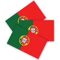 portuguese flag bumper stickers 3 packs made of durable waterproof material cartruck shipmacbooklaptop auto decoration
