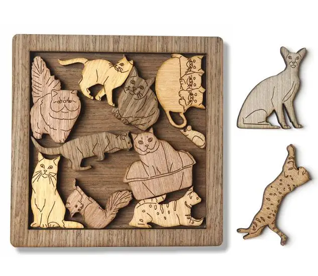 Новая головоломка с высоким уровнем сложности деревянная для развития