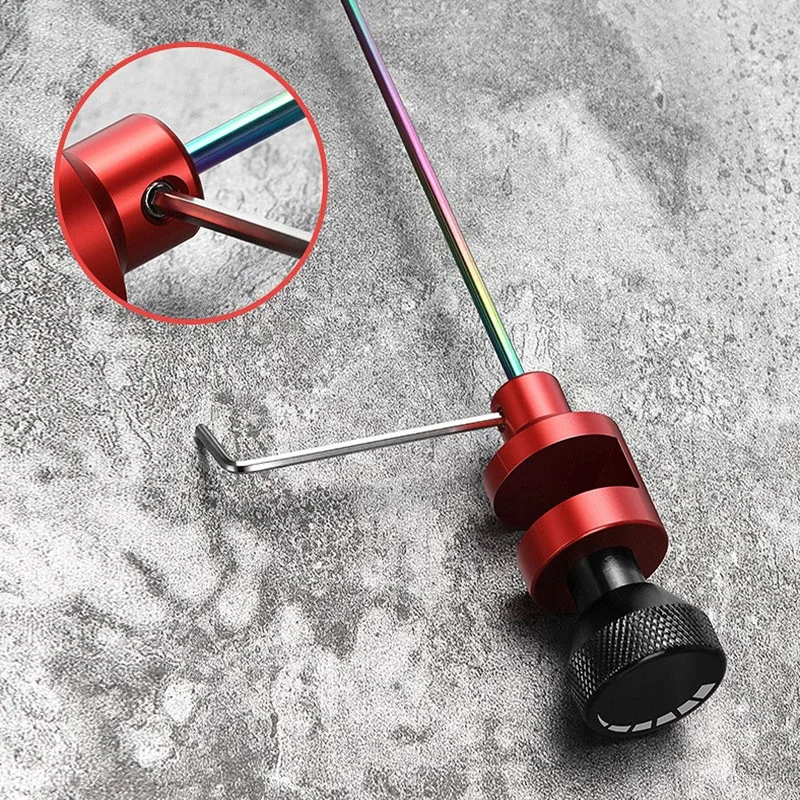 

Black Red Adjustable Fishing Tackle Hook Detacher Removal Tool Remover Safety Extractor Fish Tackles Tools Accessories
