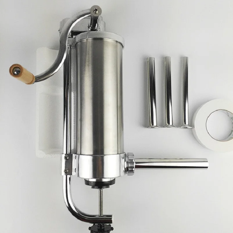 Ручной вертикальный колбасный шприц из нержавеющей стали 5 фунтов|Наполнители| |