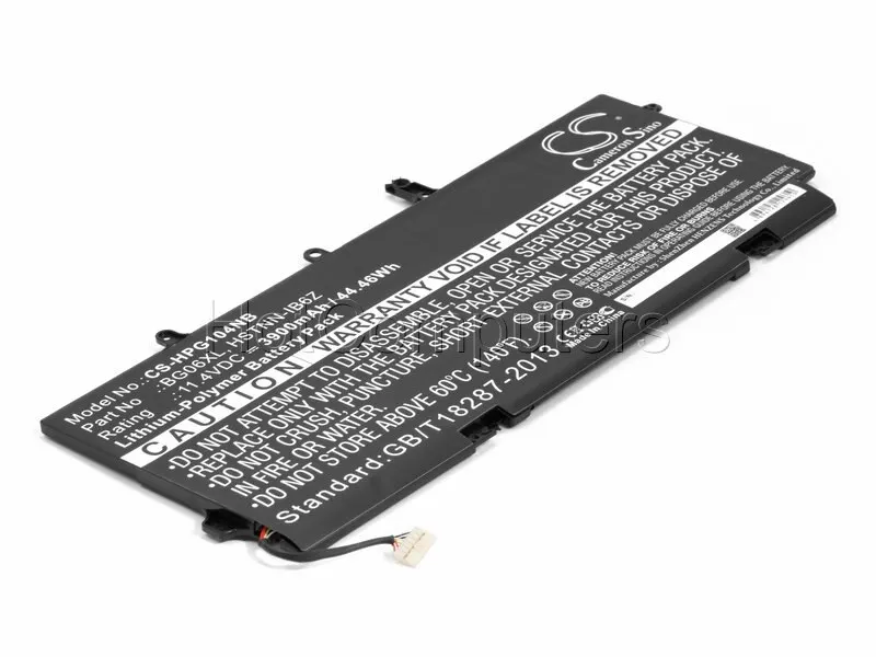 Аккумулятор CameronSino CS HPG104NB для HP EliteBook 1040 G3 Folio Series p/n: BG06XL HSTNN IB6Z 11.4V