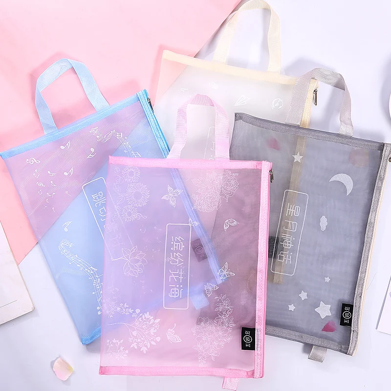 Прозрачная папка для документов формата А4 Нейлоновая Сумка Портативная сумка на