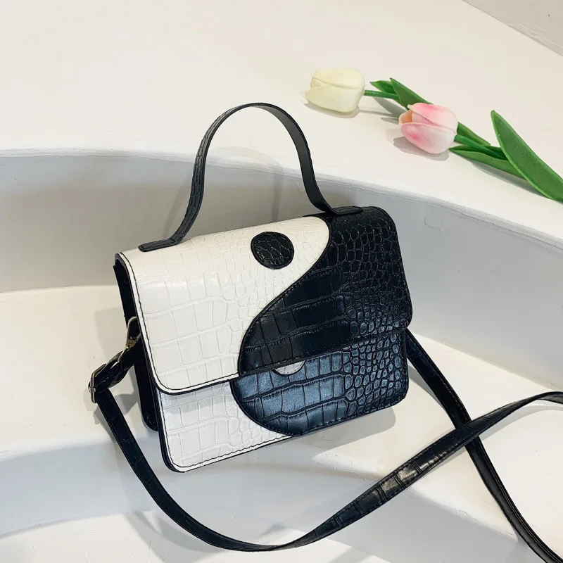 

Trend Stitching Color Underarm Handbag Female 2022 New Simple Messenger Bags Casual Texture Shoulder Bag Bags for Women