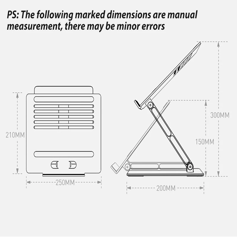 Laptop Stand Adjustable Non-slip Hollow out Desktop Holder Aluminum Load 10kg Cooling Bracket For Macbook Tablet | Автомобили и