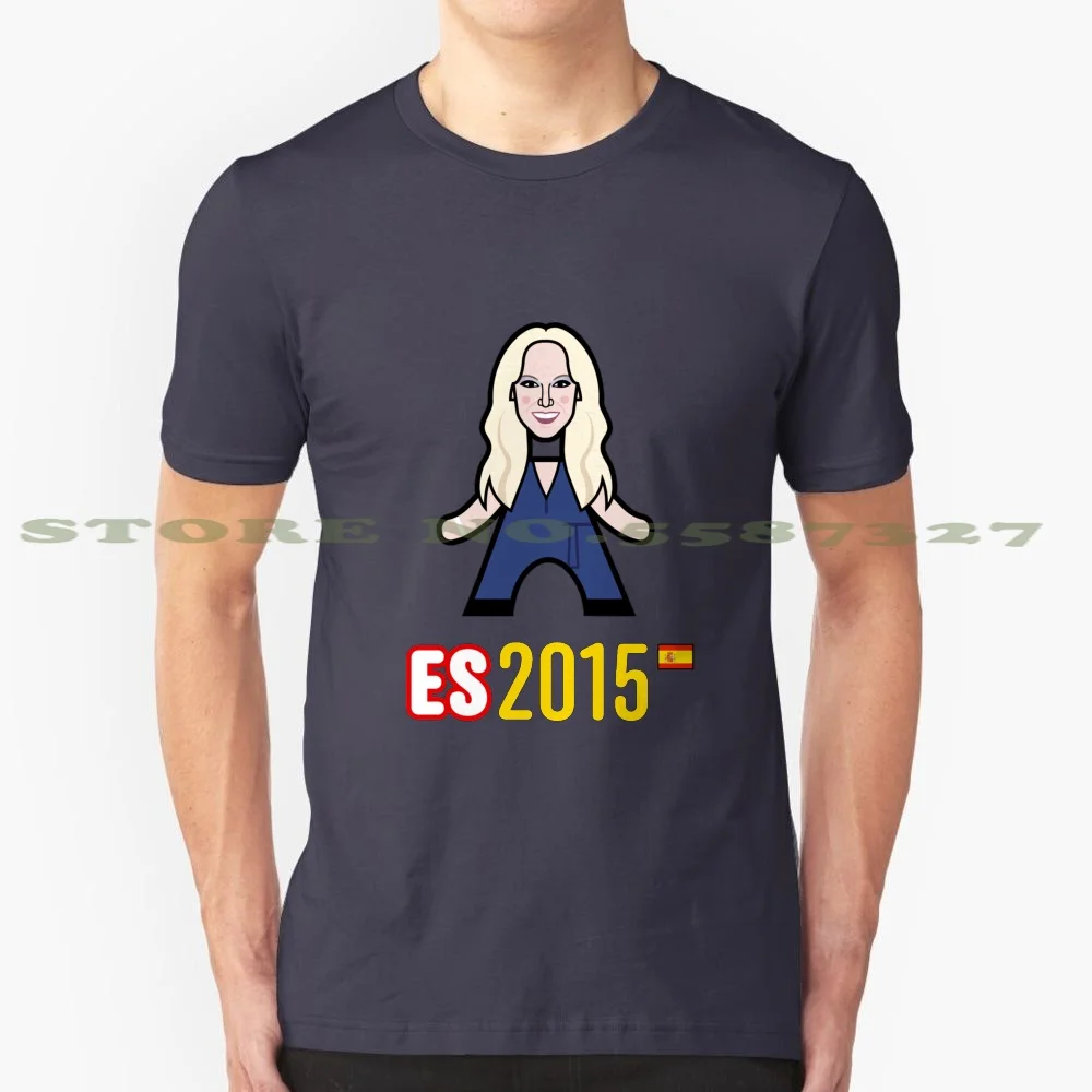 Испания 2015 100% хлопок футболка Edurne