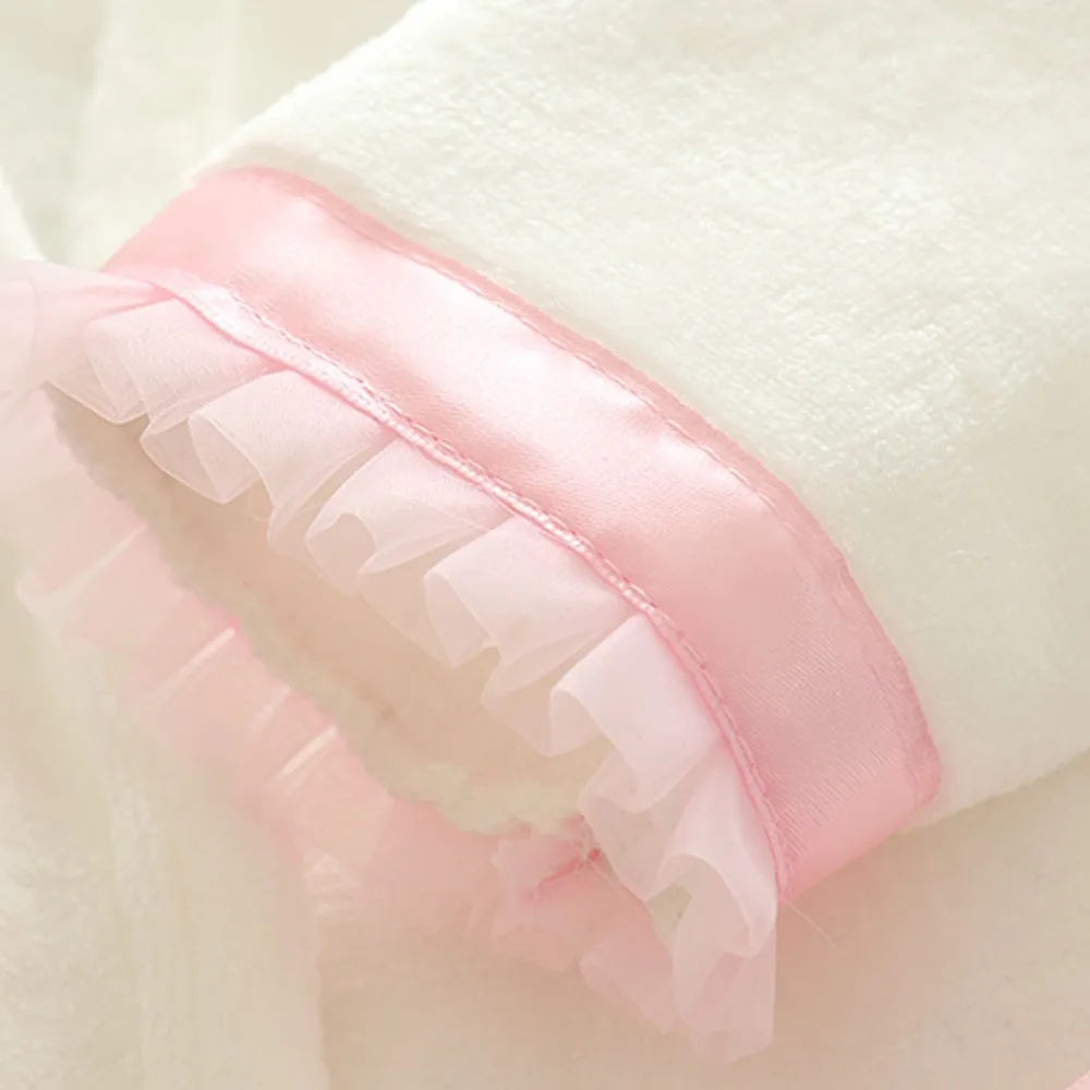 Полотенце с капюшоном и короной детский халат банный длинными рукавами милым животным для мальчиков