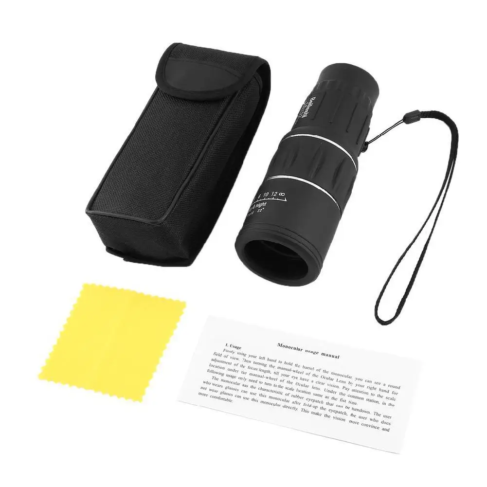 High Power HD Monocular Telescope 16X52 Binoculars Tourism Spyglass LLL Night Vision for Camping Child Gift |