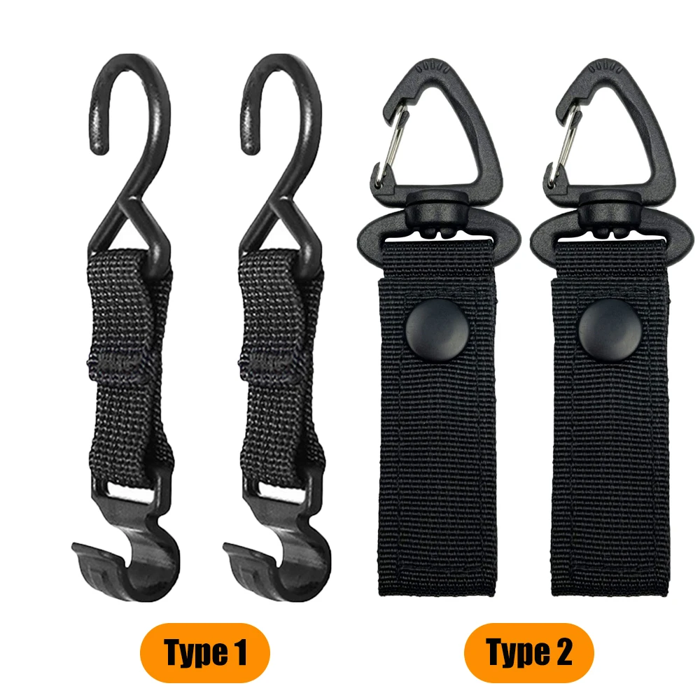 

Outdoor Hanging Rack Camping Detachable Hanging Hook Moveable Storage Hook Nylon Buckle For Hunting Camping