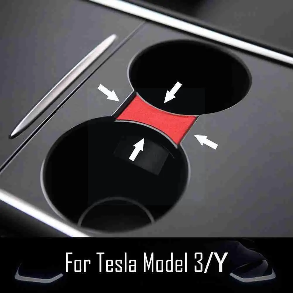

Automobile Card Slot Water Cup Holder for Tesla Water Cup Holder Model 3 Car Interior Center Console Storage Organizer Mode T2P4