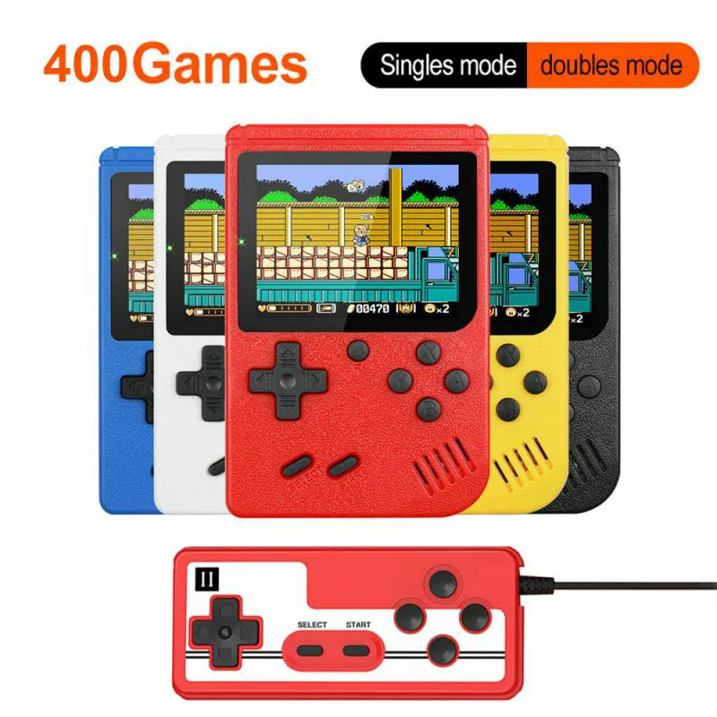 

3 inch Handheld Game Consoles 400 IN 1 Retro Video Game Console 8 Bit Game Player Handheld Game Players Gamepads for Kids Gift