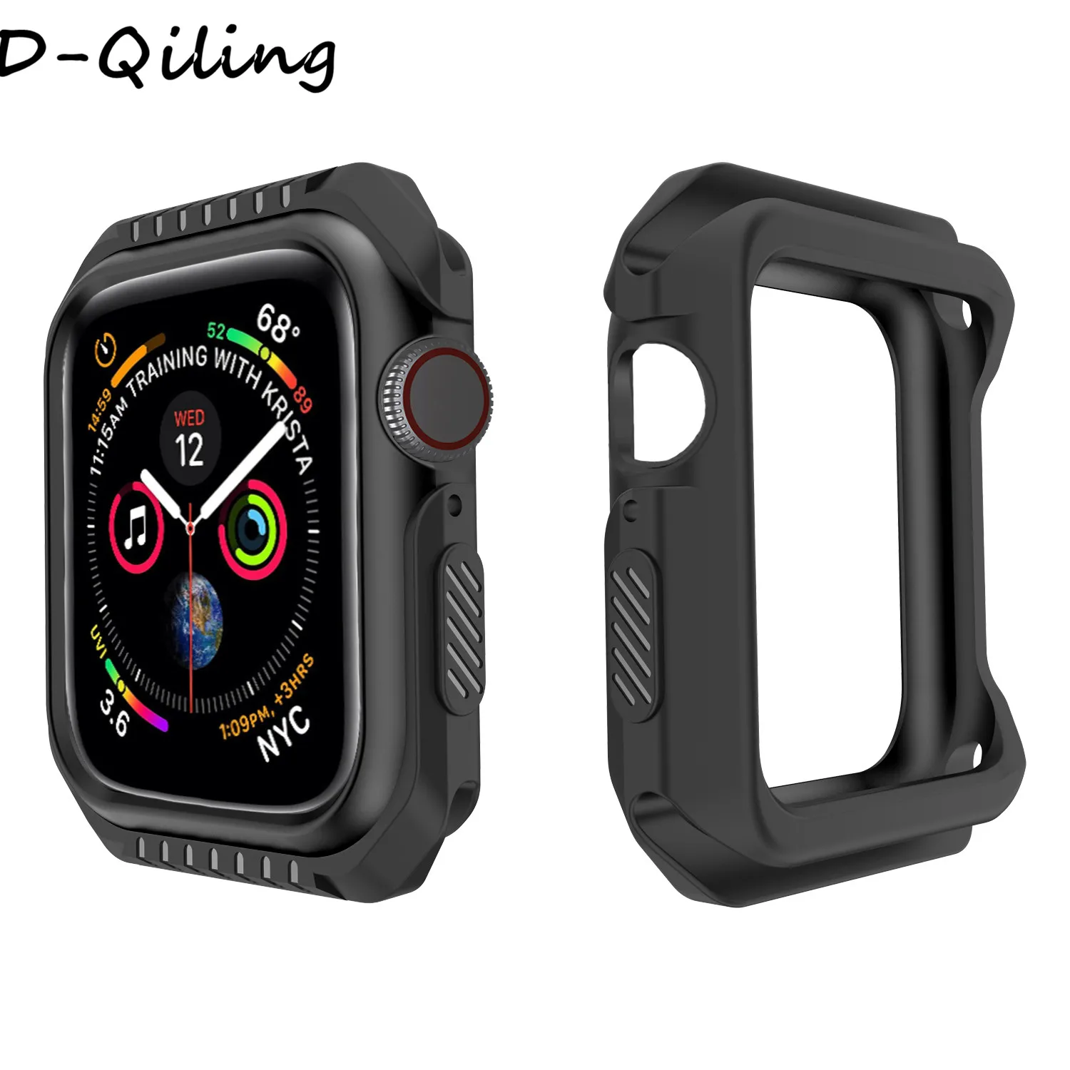 ProBefit силиконовый + PC жесткий защитный чехол для Apple Watch 4 40 мм 44 рамка полный бампер