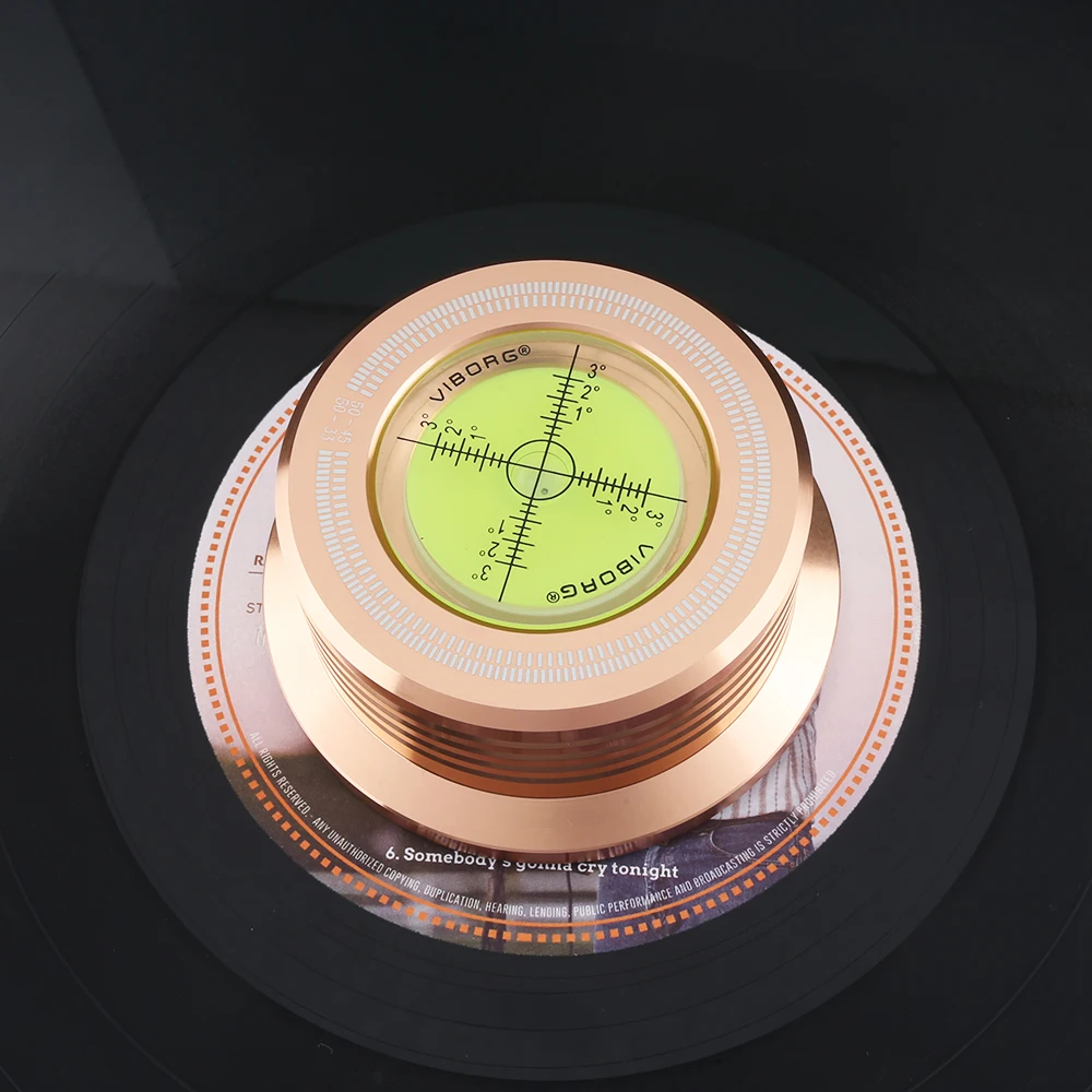 Виборг LP528G 50 Гц золото 280 г стабилизатор диска с записью веса LP вертушка