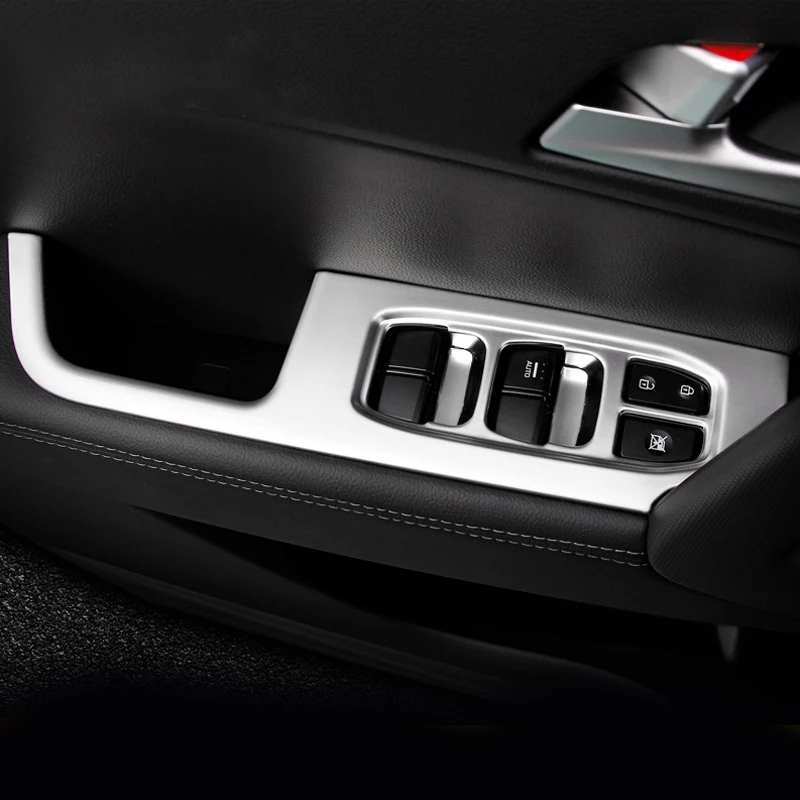 Для Hyundai Ix25 Creta хромированная Внутренняя дверь подлокотник оконный переключатель