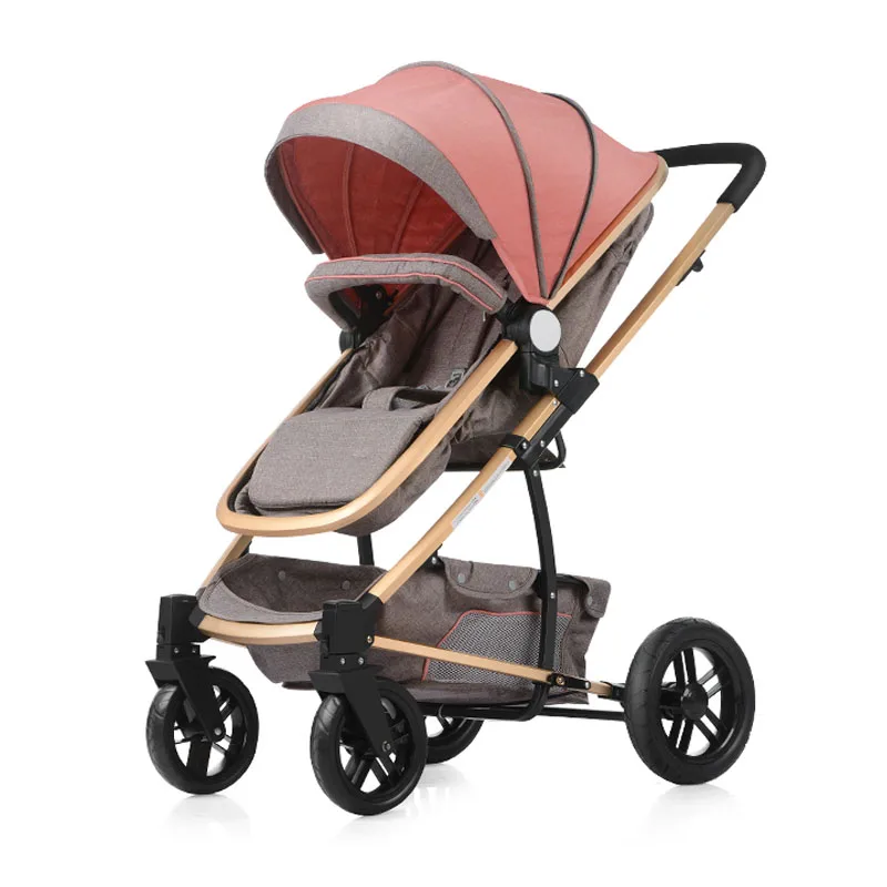 2021carrinho de bebe Роскошная детская коляска высокого вида 3 в 1 Система путешествий для