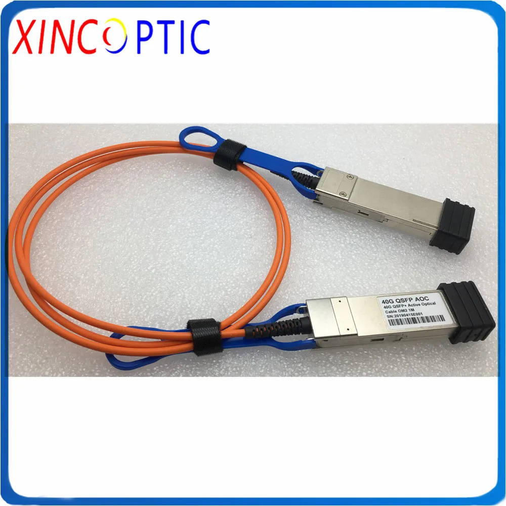 Бесплатная доставка 40G QSFP + OM2 AOC кабель 40 Гбит/с 15 м 20 25 30 50 OM3 многомодовый
