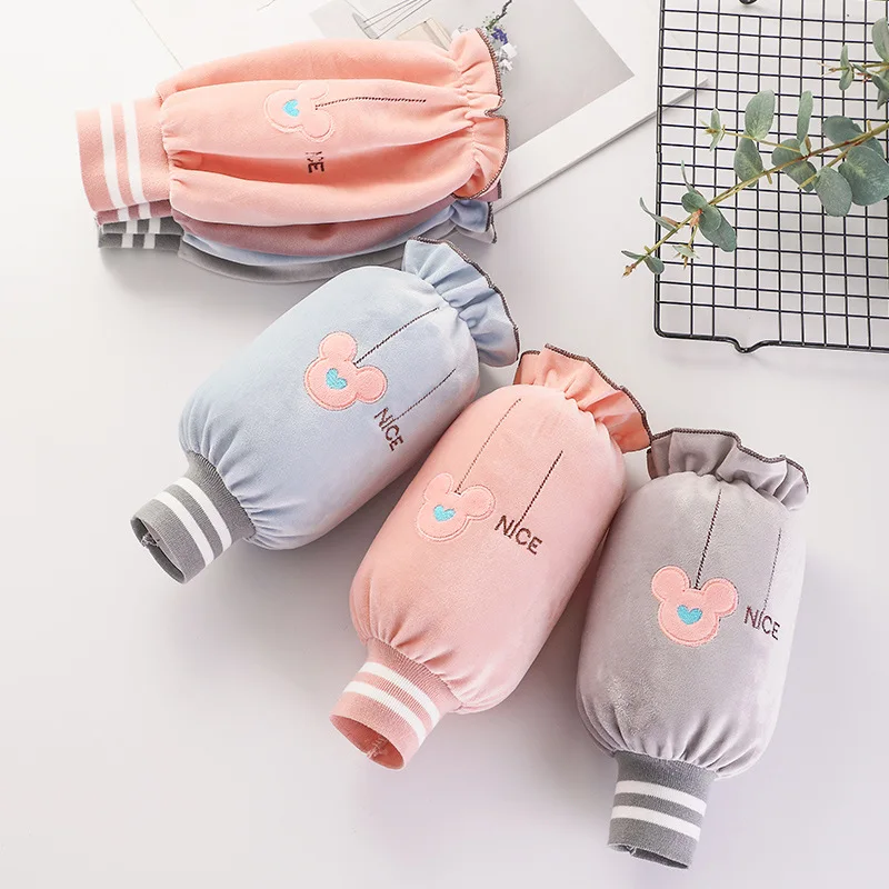 Осенне зимняя модная одежда с милыми рукавами для детей студентов