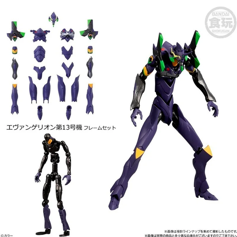 Яркая игрушка-рамка Bandai Evangelion модель 02 женской модели экшн-фигурки из аниме