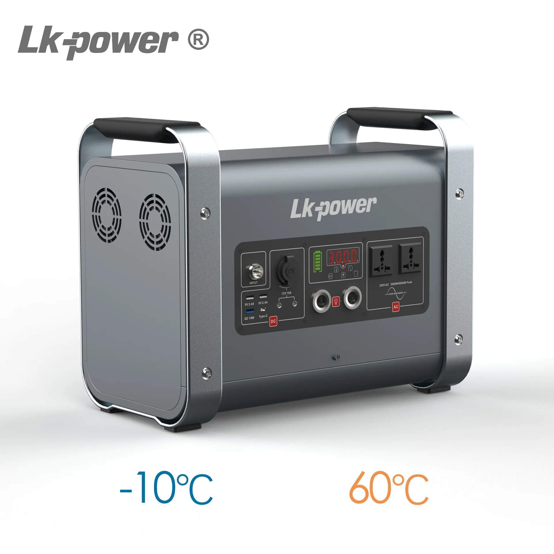 

Portable Solar Generator 3000W Multi Ways Charging Portable Power Station AC DC In One Universal Usb Backup