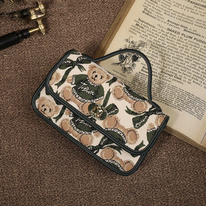 

Messenger bag female new trendy Korean version cute retro wild ins canvas bag shoulder small bag