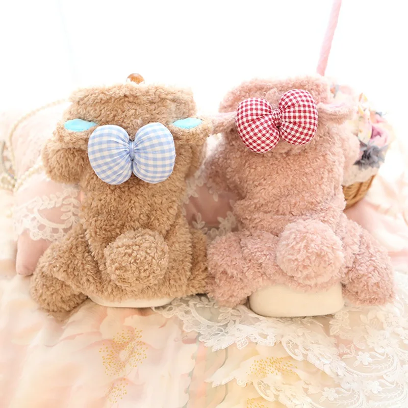 

Warm Fleece Pet Bear Costume Winter Pet Dog Clothes Coat Jacket Jumpsuit Puppy Clothes For Small Chihuahua Ropa Perro