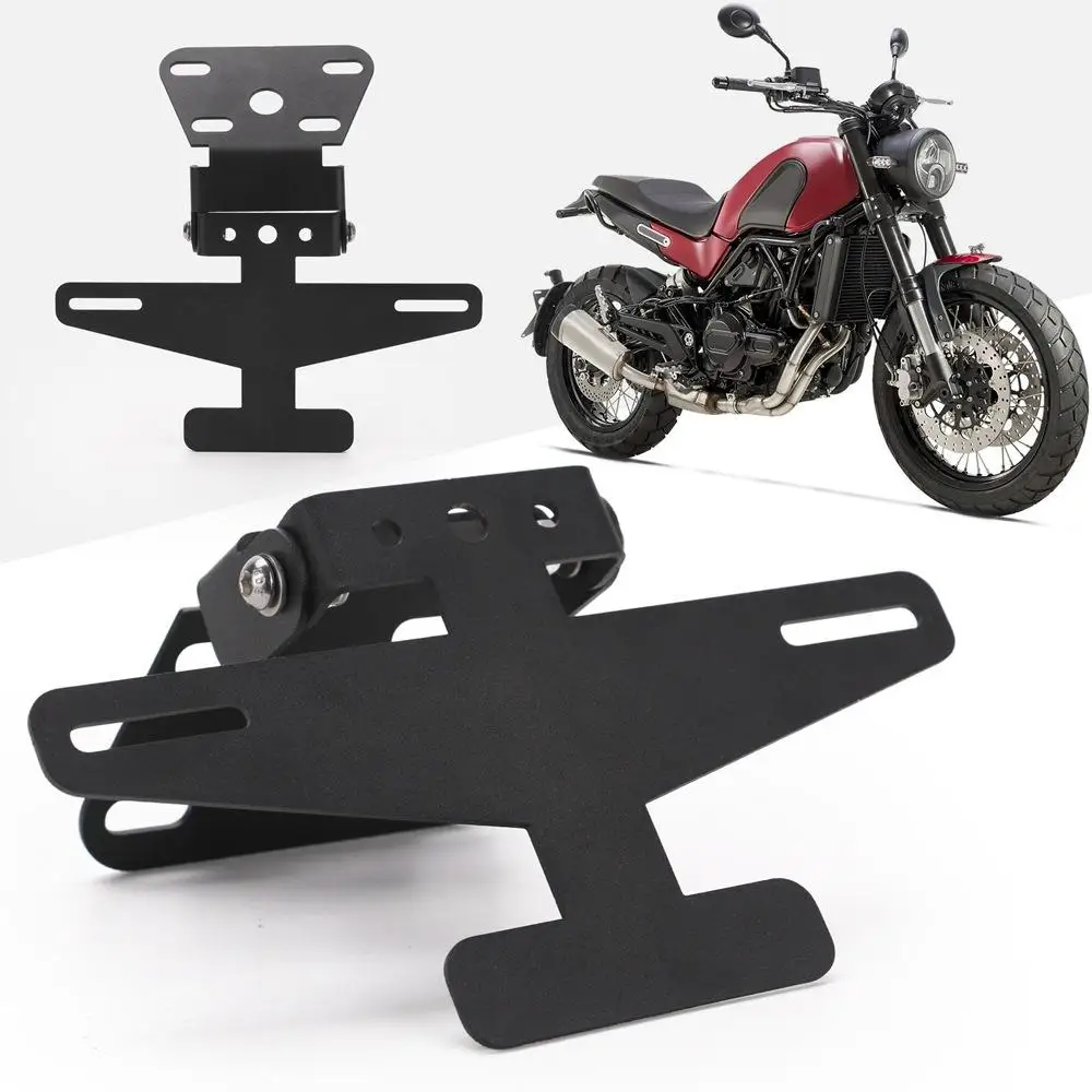 

Motorcycle Adjustable License Number Plate Frame Holder Bracket Stainless Steel For Benali 502c