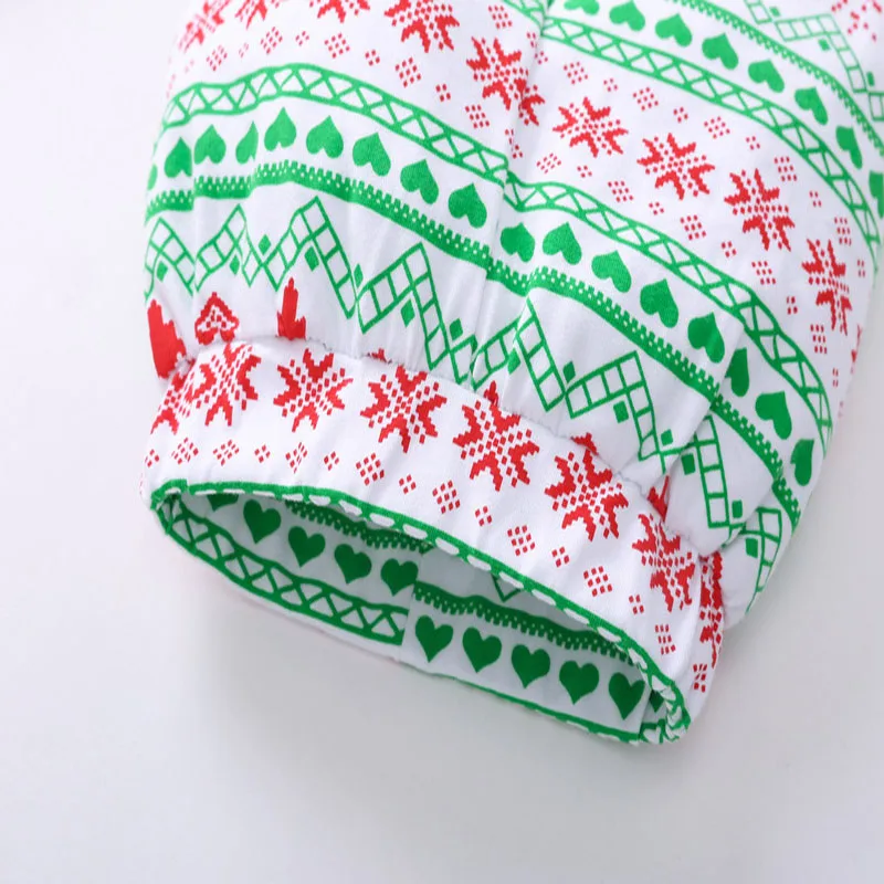 Новая красная Новогодняя одежда для детей Детский Комплект из трех предметов с