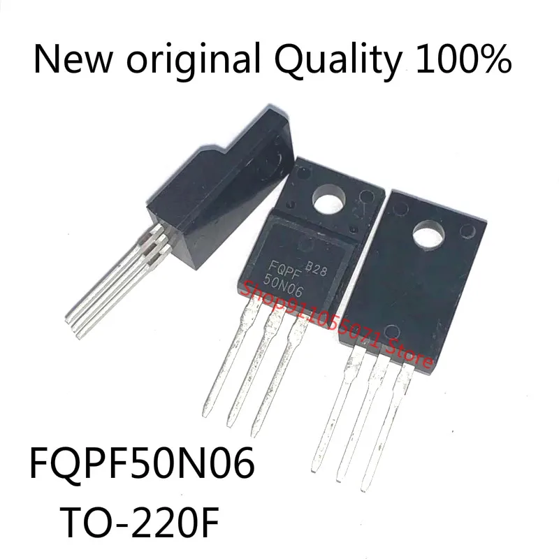 10 шт./лот FQPF50N06 50N06 TO-220F 31A 60V новый спот Лидер продаж | Электронные компоненты и