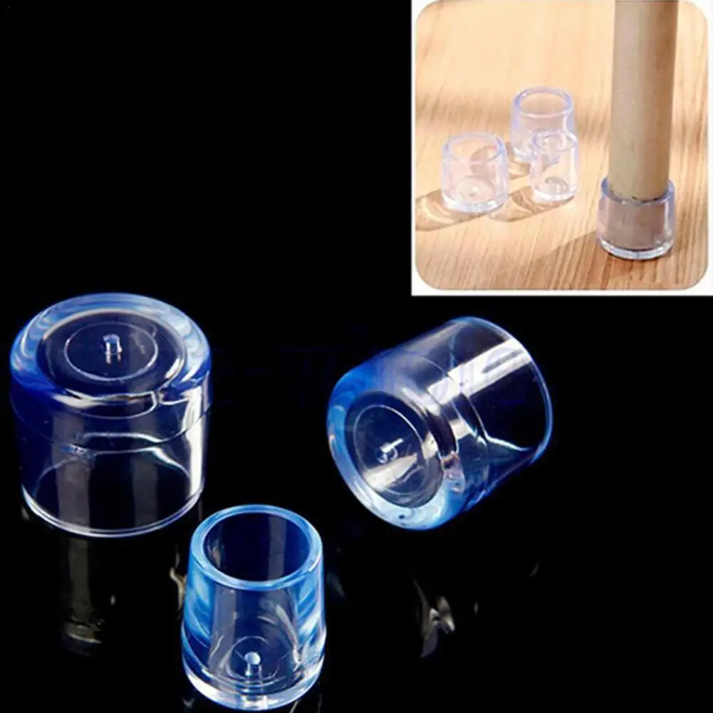 

4PCS Rubber Furniture Chair Table Mat Silicone Anti Leg Cap Feet Protector Scratch Ferrule Floor Table Cap Tools Protector W8R8