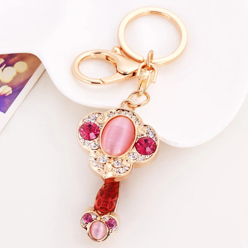 Брелок в китайском стиле с надписью на удачу Ruyi модный металлический брелок