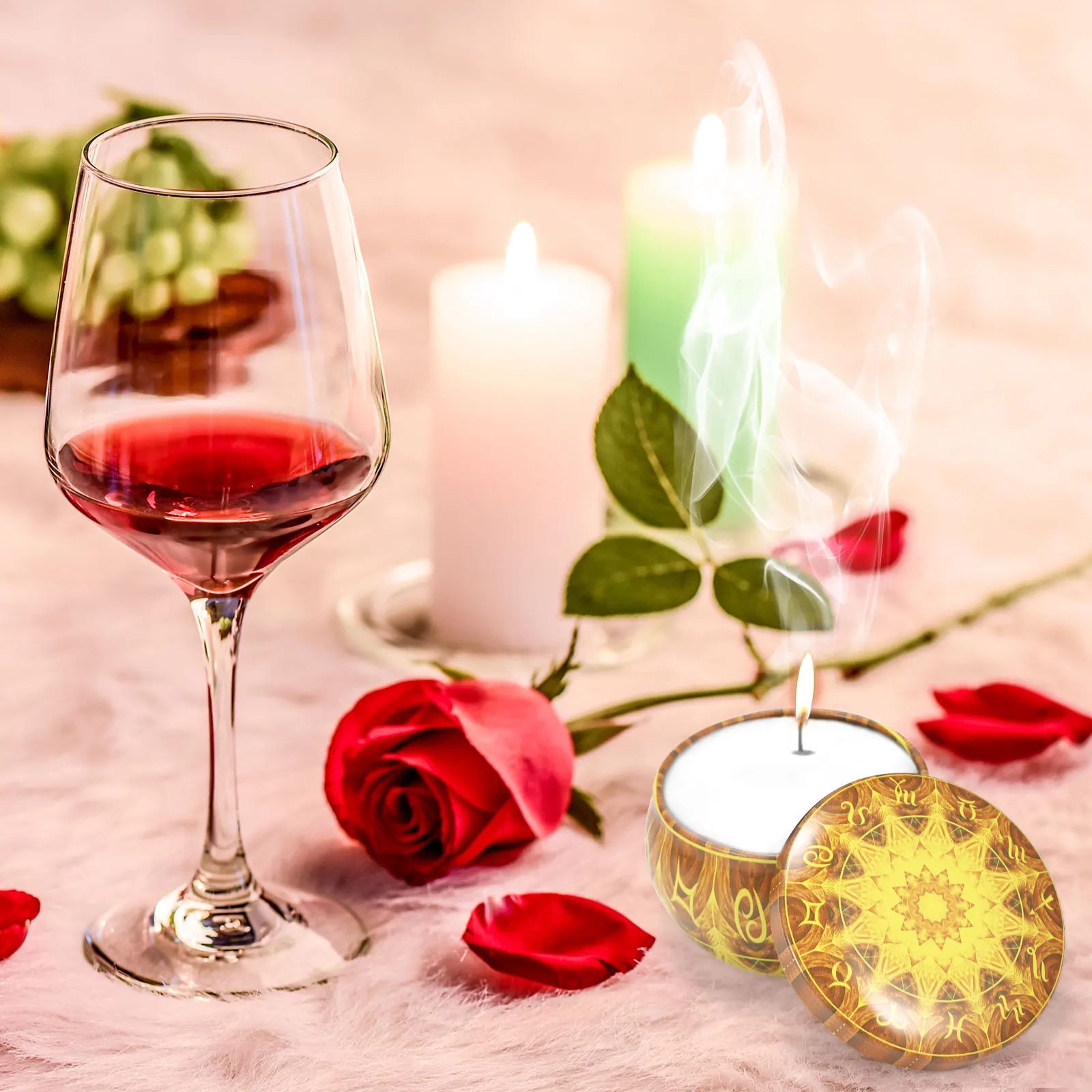 12 шт. лампы в форме свечи жестяные банки &quotсделай сам&quot для изготовления свечей