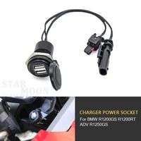 for bmw r1200gs r1200rt adv r1250gs 4 2a motorcycle dual usb interface digital display charger adapter port