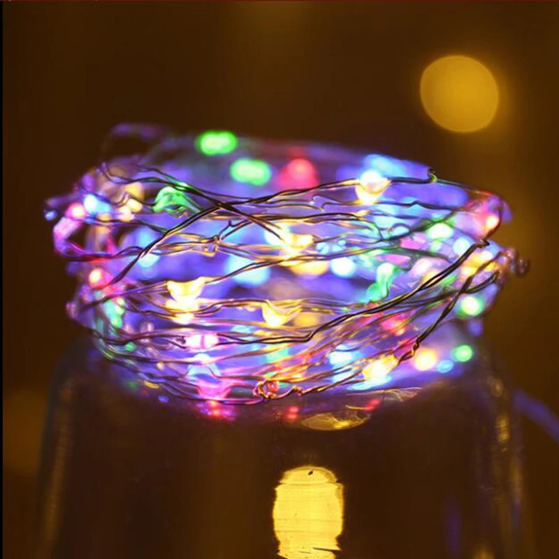 

Рождественская гирлянда GRN-FLASHING RGB из медной проволоки